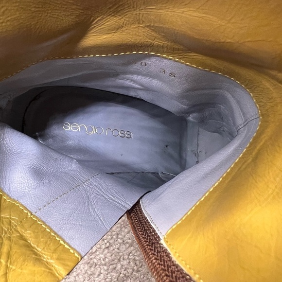 Sergio Rossi Women Heels Boots Size 5.5 - Picture 8 of 9